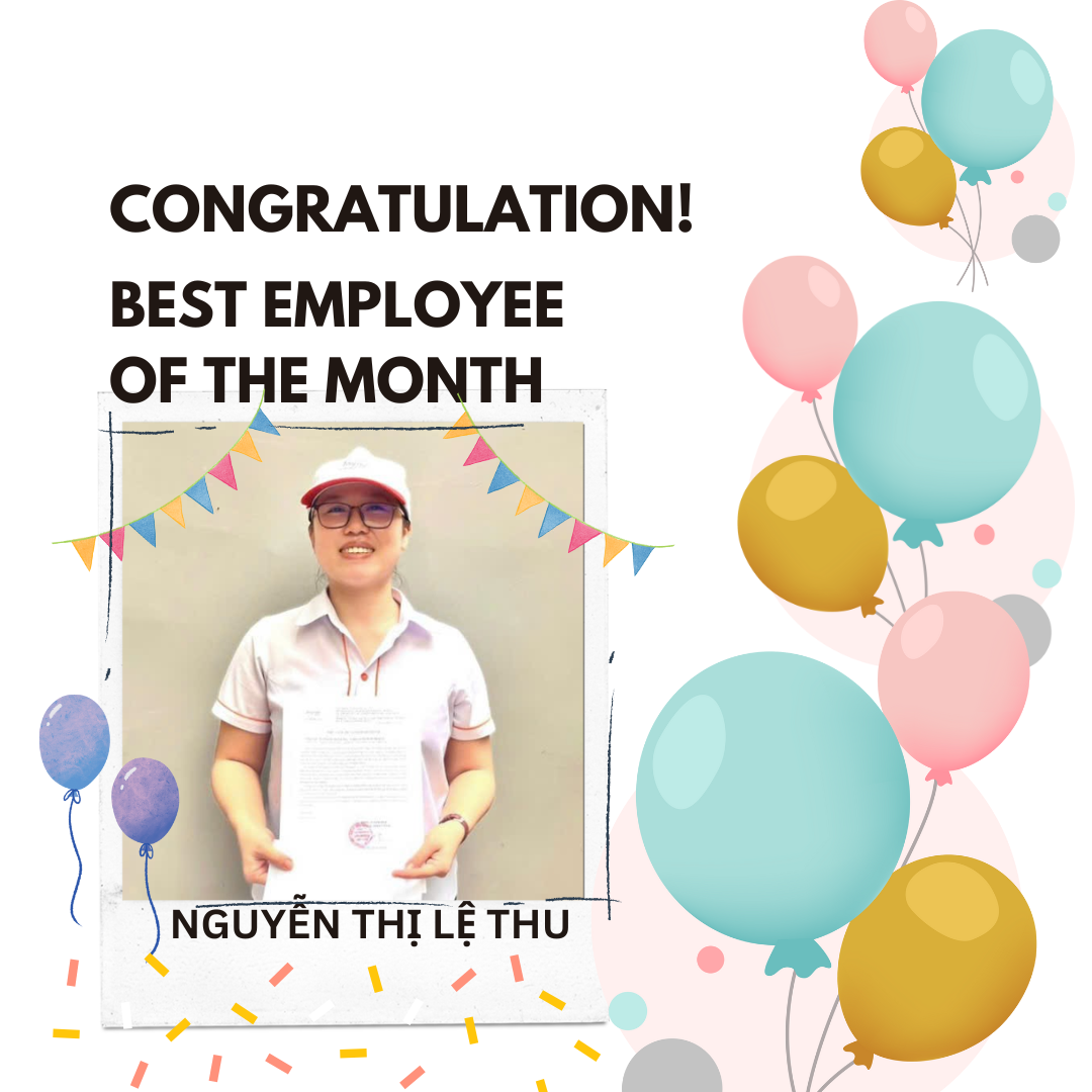 TUYÊN DƯƠNG NHÂN VIÊN XUẤT SẮC THÁNG 12/2024