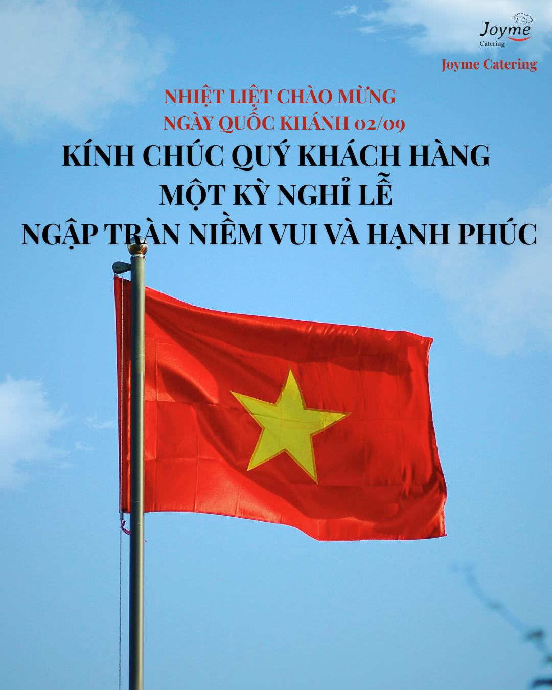 MỪNG NGÀY QUỐC KHÁNH VIỆT NAM (02/09/2026)